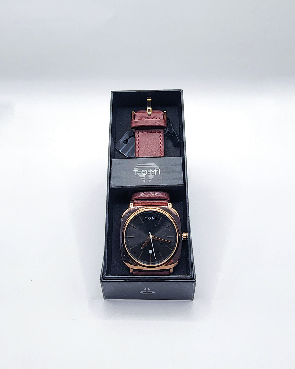 TOMI Square Rose Gold Quartz Watch